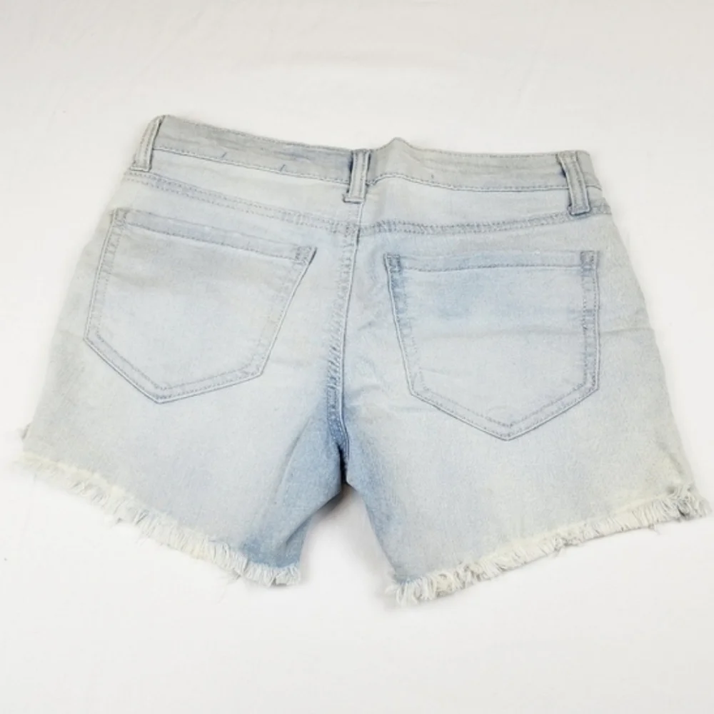 MUDD distressed raw hem jeans shorts